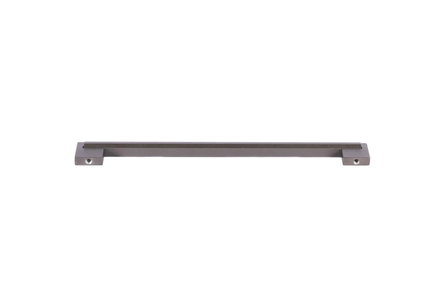 Mantara Velora Handle Z-0038 is a modern zinc handle in brushed black finish, ideal for kitchen and dresser drawers.