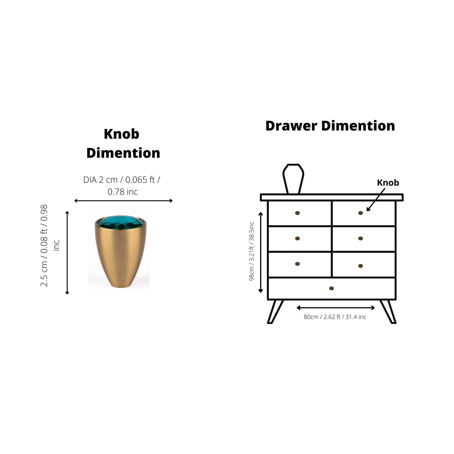 Mantara Verdura Knob SKU C-0025 is a modern crystal knob in green finish, ideal for kitchens, drawers, bedrooms, and bathrooms.