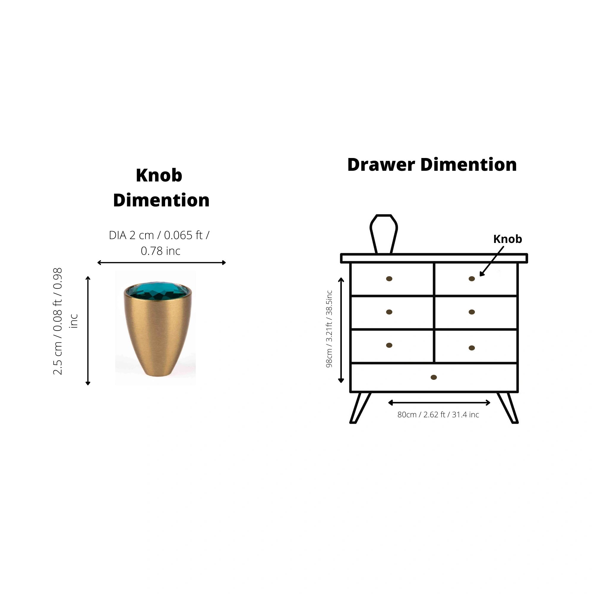 Mantara Verdura Knob SKU C-0025 is a modern crystal knob in green finish, ideal for kitchens, drawers, bedrooms, and bathrooms.