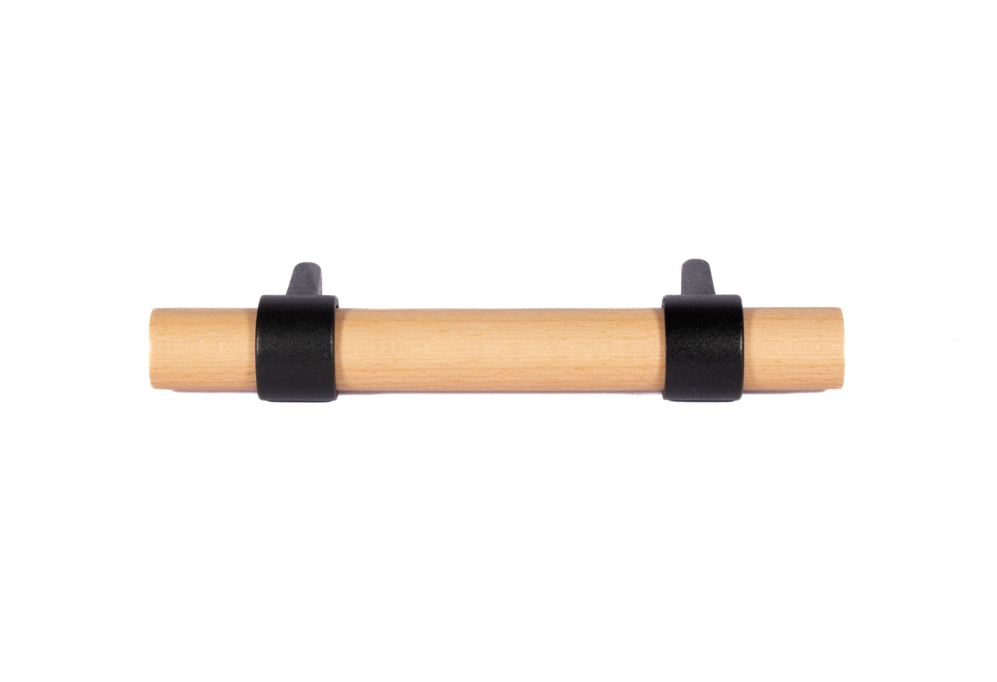 Mantara Walden Handle W-0035 is a modern zinc alloy and beech wood handle in  black ideal for kitchen and dresser drawers.