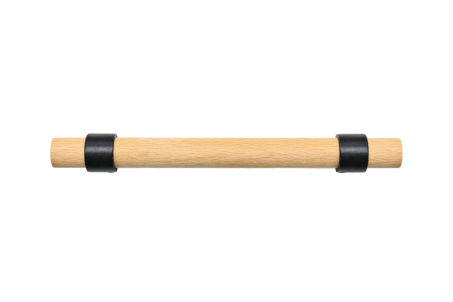 Mantara Walden Handle W-0035 is a modern zinc alloy and beech wood handle in  black ideal for kitchen and dresser drawers.