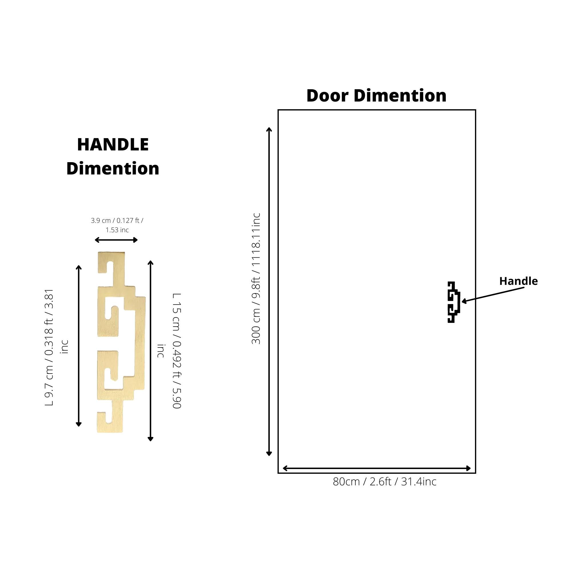 Yin Handle Handles 150mm / Gold / Brass - M A N T A R A