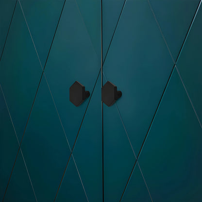The Mantara B-0131 Zaraya Knob is a modern brass knob in gold, black, and bronze, perfect for drawers, cabinets, and wardrobes.
